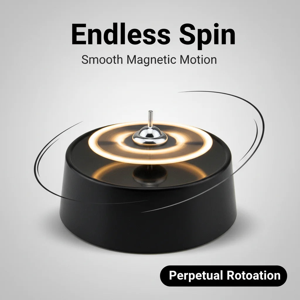 Magnetic Self Spinning Desk Accessory