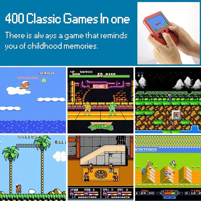 Retro Games Console - 400 Video Games Built-in