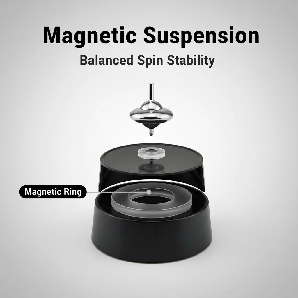 Magnetic Self Spinning Desk Accessory