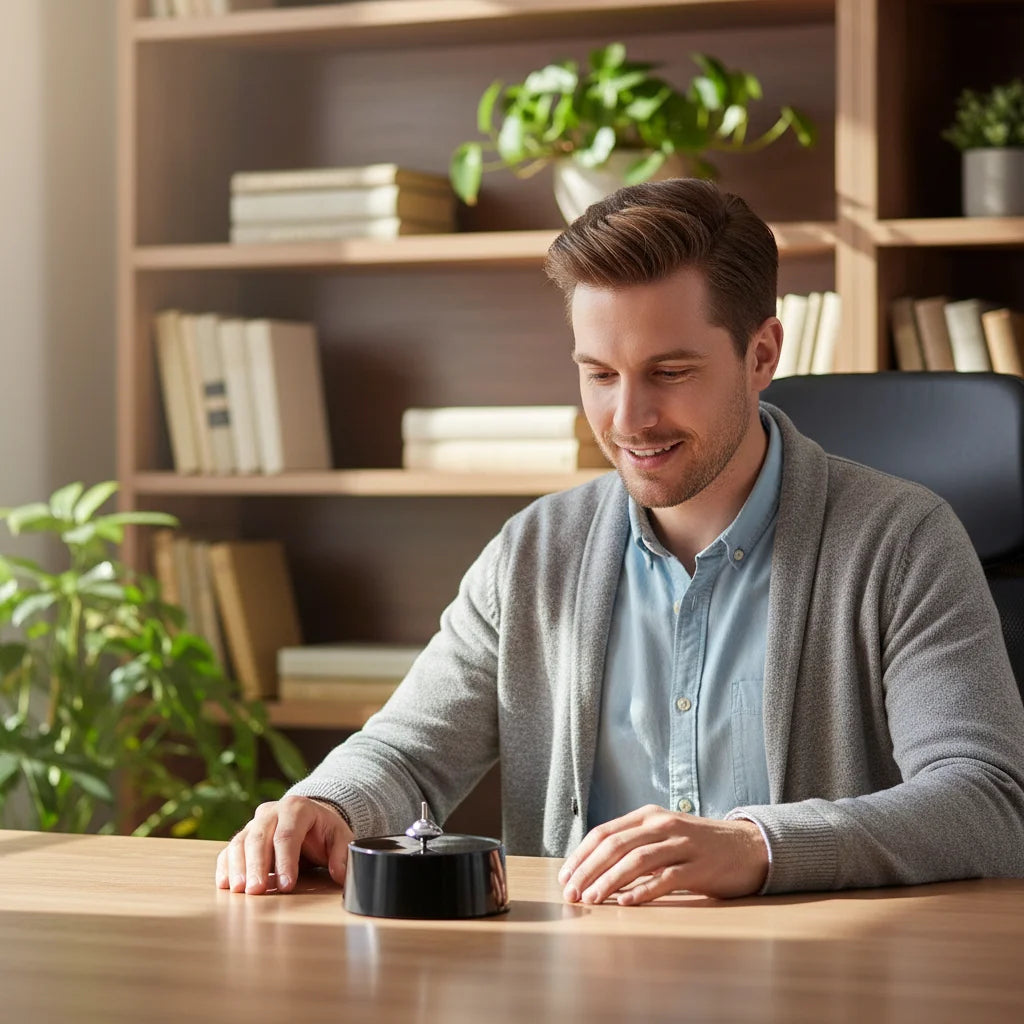 Magnetic Self Spinning Desk Accessory