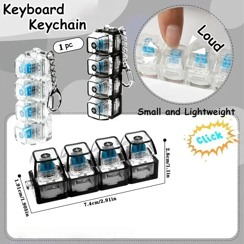 LED Keyboard Fidget Toy